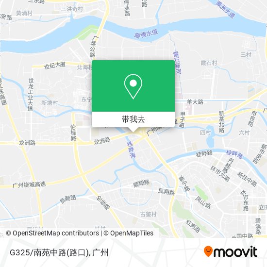 G325/南苑中路(路口)地图