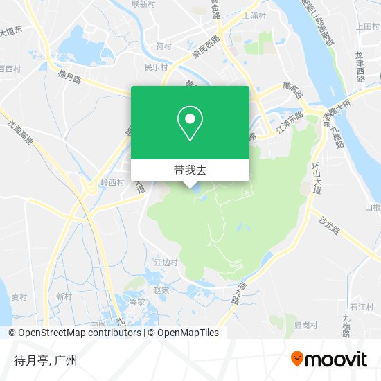 待月亭地图