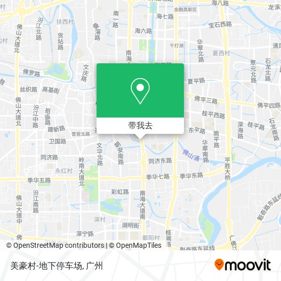 美豪村-地下停车场地图