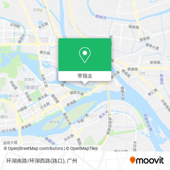 环湖南路/环湖西路(路口)地图