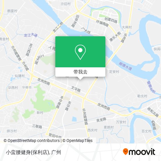 小蛮腰健身(保利店)地图