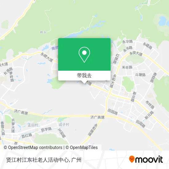 贤江村江东社老人活动中心地图