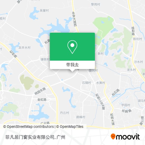 菲凡居门窗实业有限公司地图