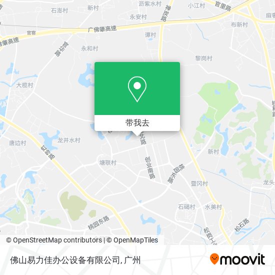佛山易力佳办公设备有限公司地图