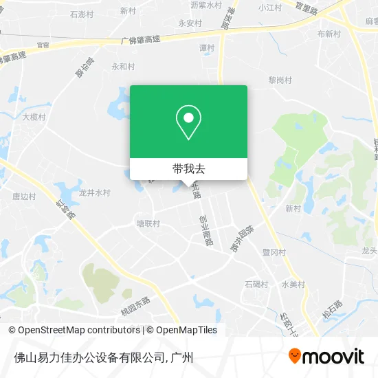 佛山易力佳办公设备有限公司地图
