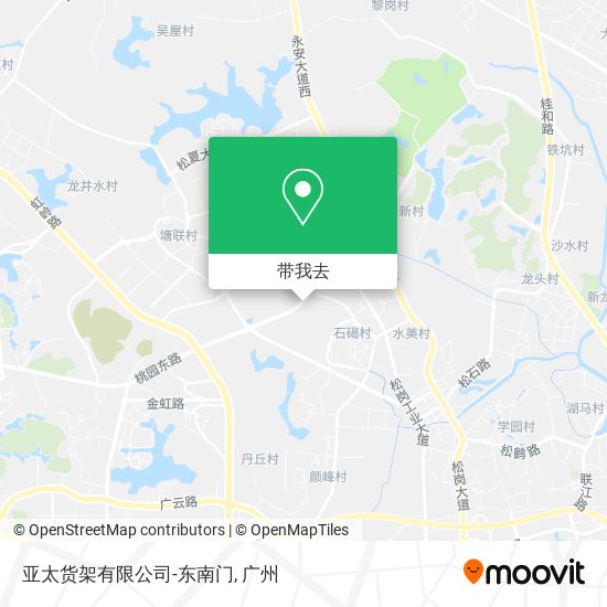 亚太货架有限公司-东南门地图