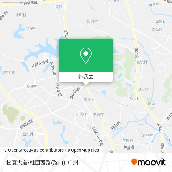 松夏大道/桃园西路(路口)地图