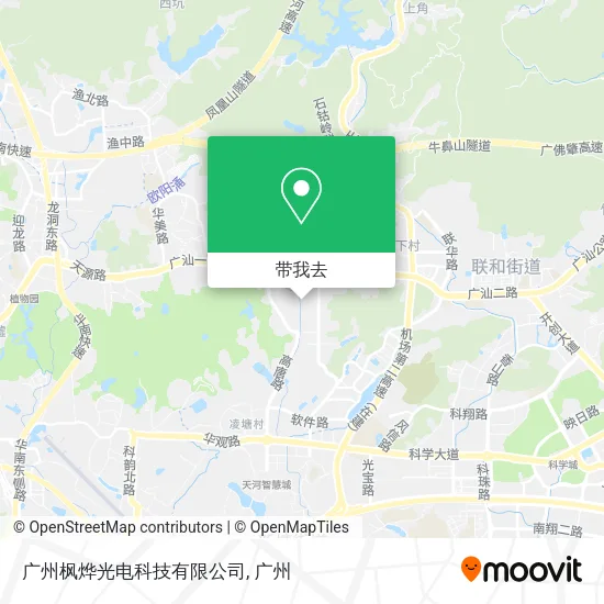 广州枫烨光电科技有限公司地图