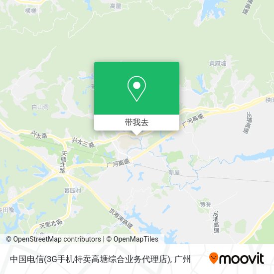 中国电信(3G手机特卖高塘综合业务代理店)地图