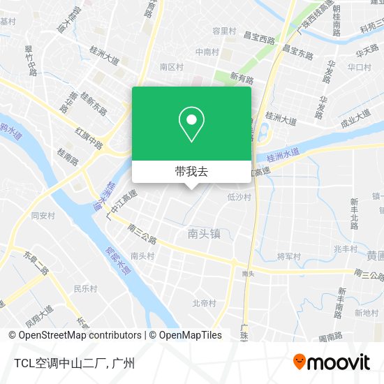 TCL空调中山二厂地图