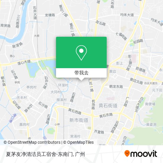 夏茅友净清洁员工宿舍-东南门地图