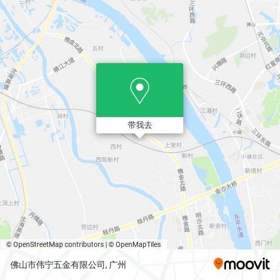 佛山市伟宁五金有限公司地图