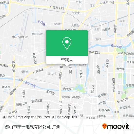 佛山市宁开电气有限公司地图
