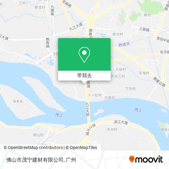 佛山市茂宁建材有限公司地图