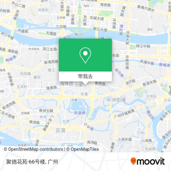 聚德花苑-66号楼地图