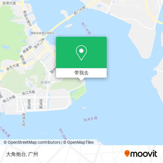 大角炮台地图