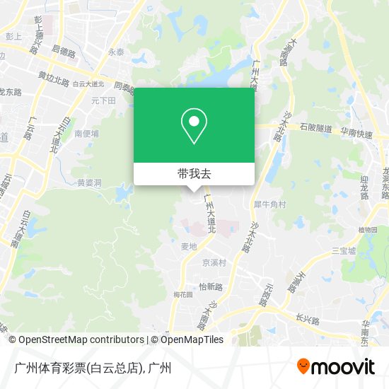 广州体育彩票(白云总店)地图