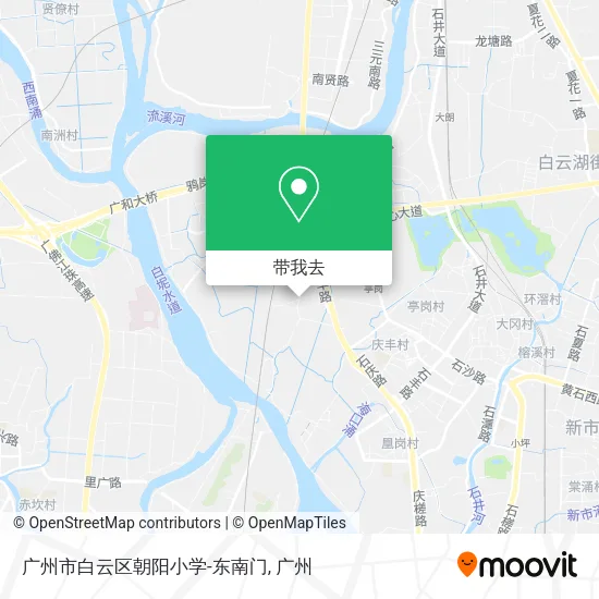 广州市白云区朝阳小学-东南门地图