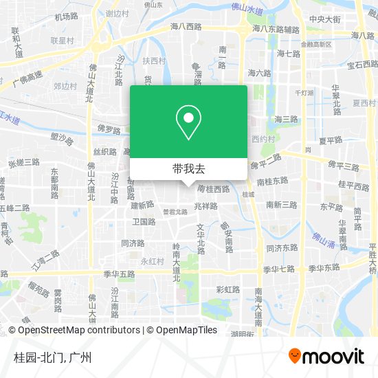 桂园-北门地图