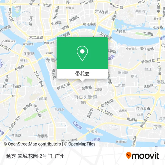 越秀·翠城花园-2号门地图