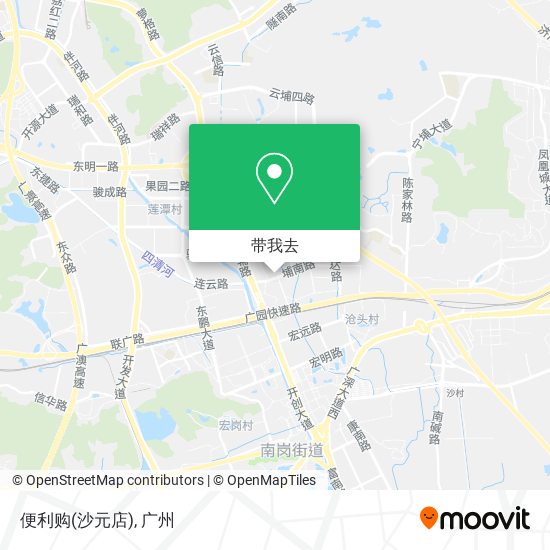 便利购(沙元店)地图