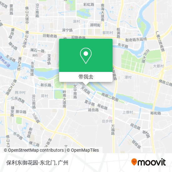 保利东御花园-东北门地图