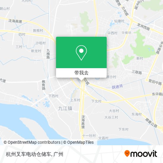 杭州叉车电动仓储车地图