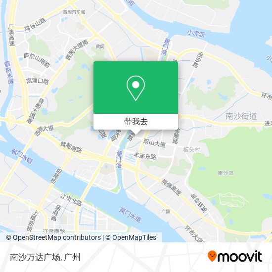 南沙万达广场地图