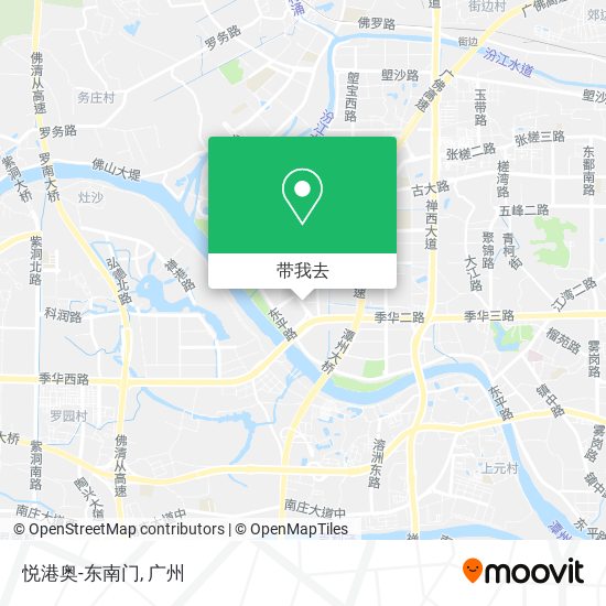 悦港奥-东南门地图