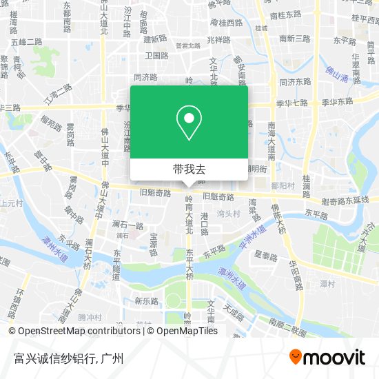 富兴诚信纱铝行地图