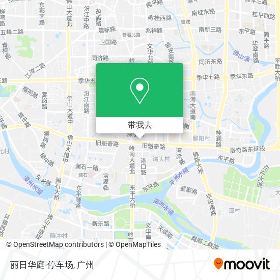 丽日华庭-停车场地图
