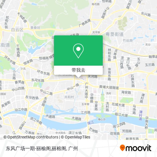 东风广场一期-丽榆阁,丽榕阁地图