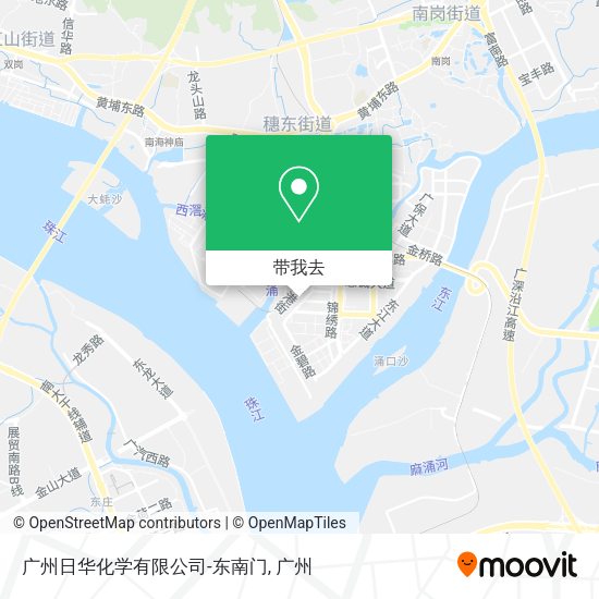 广州日华化学有限公司-东南门地图