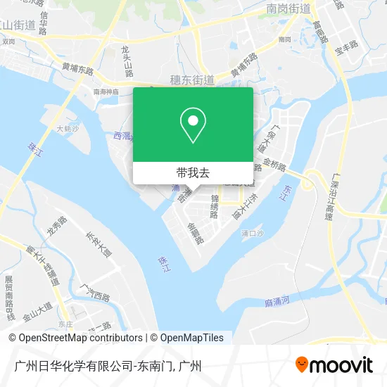 广州日华化学有限公司-东南门地图