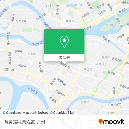 纯美(容桂天佑店)地图