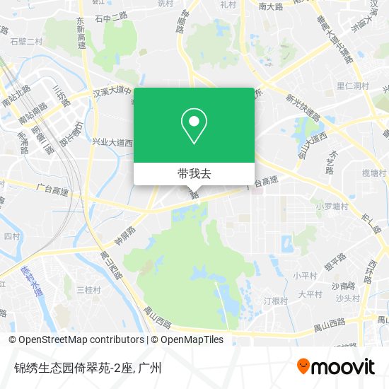 锦绣生态园倚翠苑-2座地图