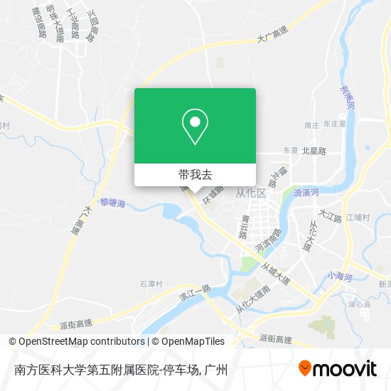 南方医科大学第五附属医院-停车场地图