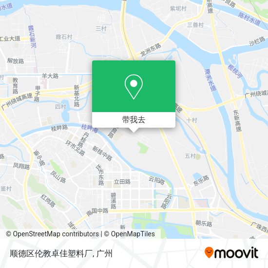 顺德区伦教卓佳塑料厂地图