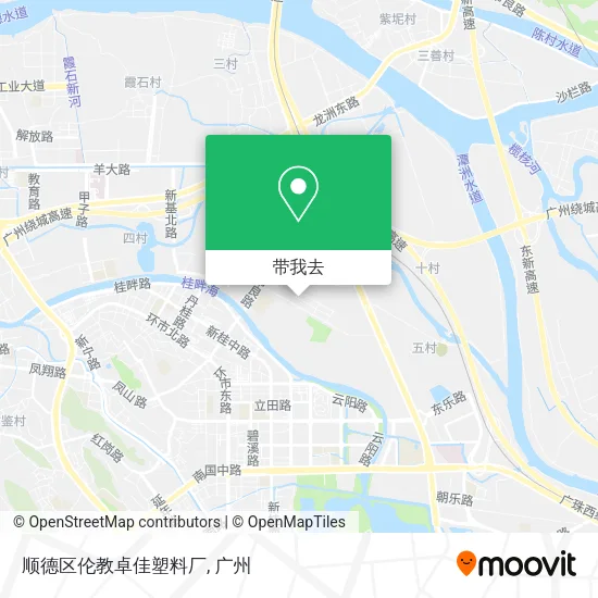 顺德区伦教卓佳塑料厂地图