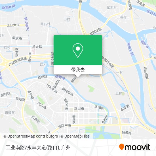 工业南路/永丰大道(路口)地图
