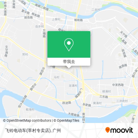 飞铃电动车(莘村专卖店)地图