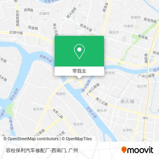 容桂保利汽车修配厂-西南门地图