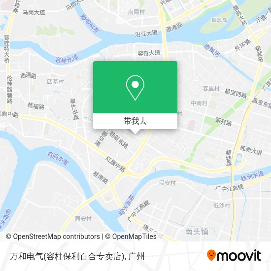 万和电气(容桂保利百合专卖店)地图