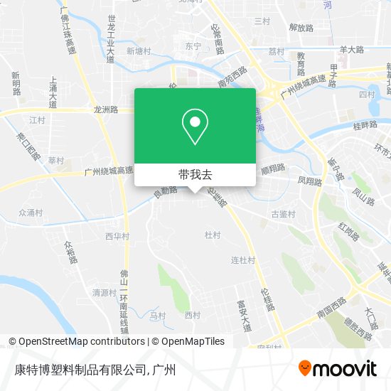 康特博塑料制品有限公司地图