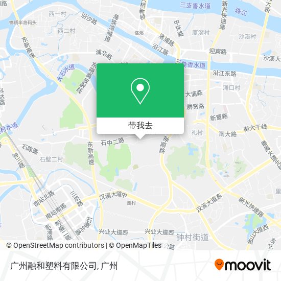 广州融和塑料有限公司地图
