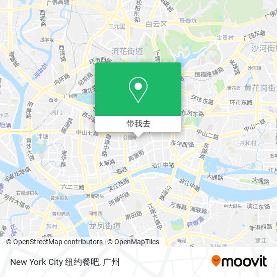 New York City 纽约餐吧地图