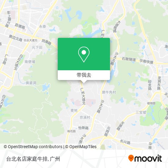 台北名店家庭牛排地图