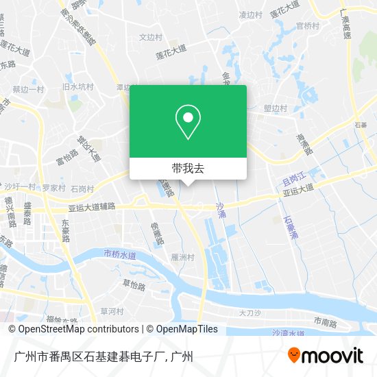 广州市番禺区石基建碁电子厂地图