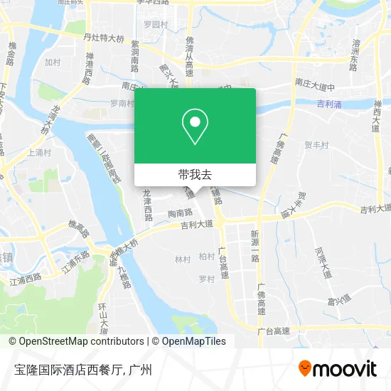 宝隆国际酒店西餐厅地图