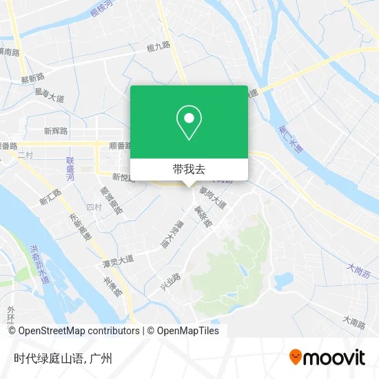 时代绿庭山语地图